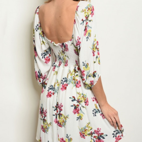 GIRLY & FLIRTY SWEETHEART TIE FRONT DRESS - Picture 3 of 7